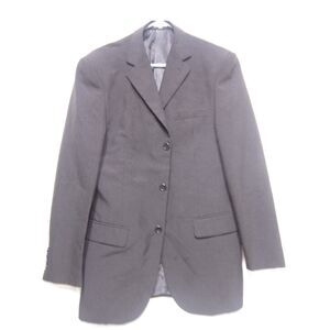 Lucci Collezione Mens Black 3 Button Blazer Size 36R